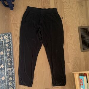 Pact Black Sweatpants M cropped